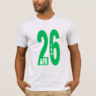 Jersey Short Sleeve T-Shirt ash DESIGN  AFRICA  26