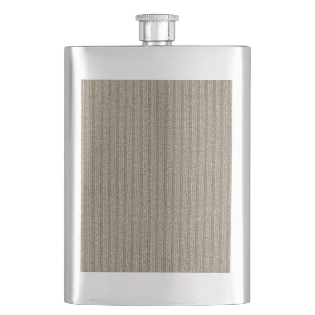 Jersey Stripe Knit Pattern in Soft Beige Flask (Front)
