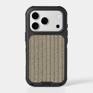 Jersey Stripe Knit Pattern in Soft Beige iPhone 17 Pro Case