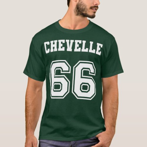 Jersey Style Chevelle 66 1966 Old School Muscle Ca T_Shirt