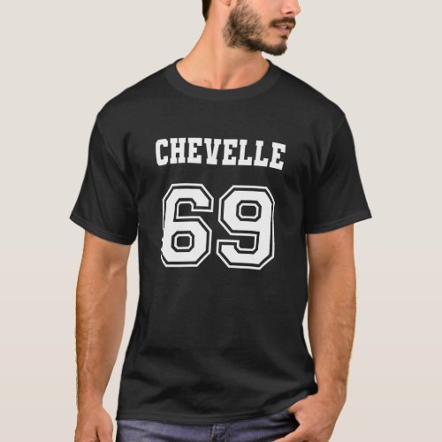Jersey Style Chevelle 69 1969 Old School Muscle Ca T_Shirt