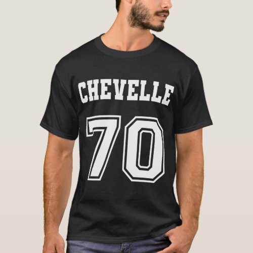 Jersey Style Chevelle 70 1970 Old School Muscle Ca T_Shirt