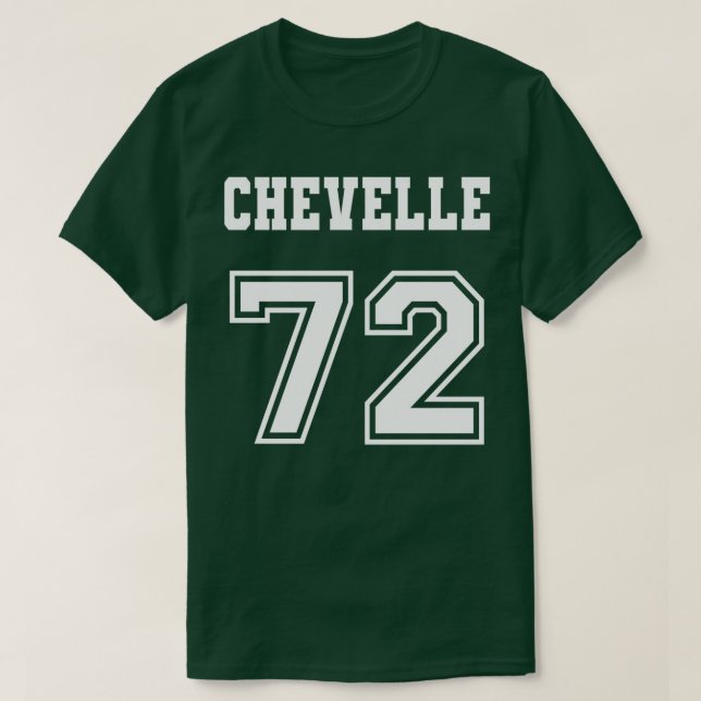 Jersey Style Chevelle 72 1972 Old School Muscle Ca T-Shirt (Design Front)