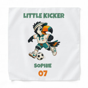 Jersey Style Custom Toucan Football Little Kicker Bandana