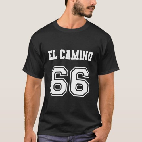 Jersey Style El Camino 66 1966 Old School Muscle C T_Shirt