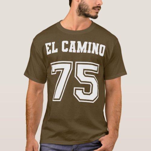 Jersey Style El Camino 75 1975 Old School Muscle C T_Shirt