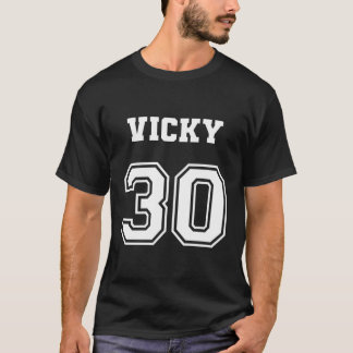 Jersey Style Vicky 30 1930 Victoria Hot Rod Street T-Shirt