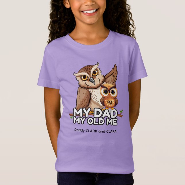 Jersey T-Shirt : My Dad My Old Me (purple) (Front)