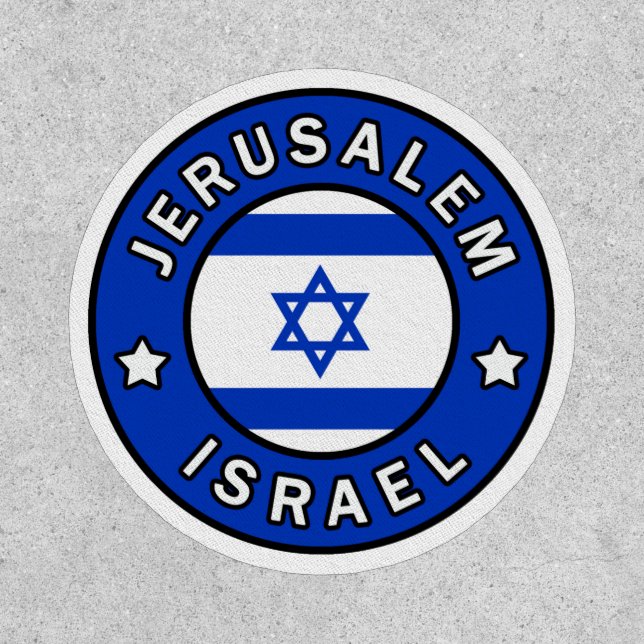 Jersualem Israel Patch (Front)