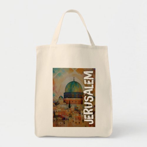 Jerusalem Al Quds Peace Justice and Freedom Tote Bag