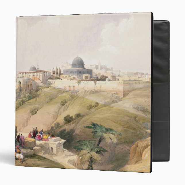 Jerusalem, April 9th 1839, plate 16 from Volume I Binder (Front/Inside)