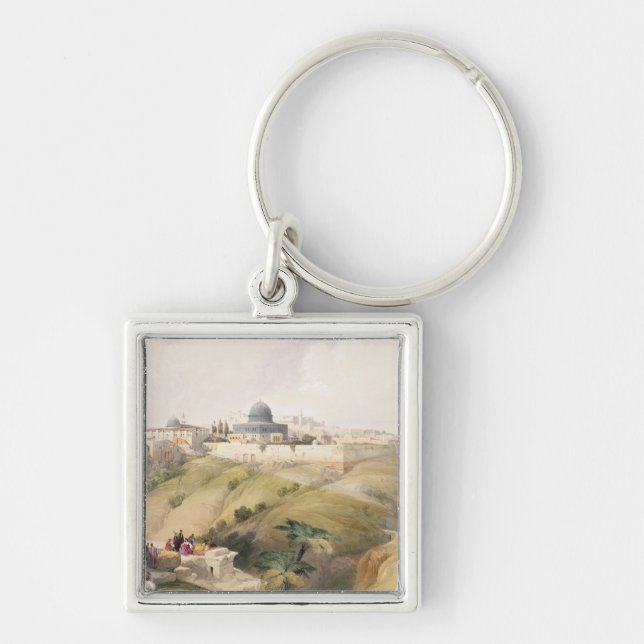 Jerusalem, April 9th 1839, plate 16 from Volume I Keychain (Front)