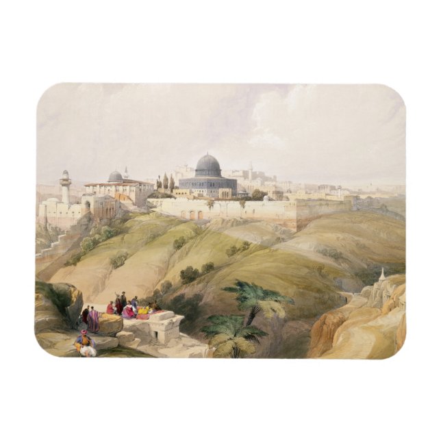 Jerusalem, April 9th 1839, plate 16 from Volume I Magnet (Horizontal)