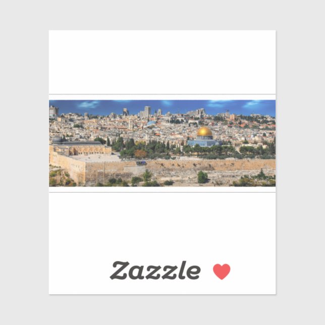 Jerusalem Aqsa Mosque Palestine Sticker (Sheet)