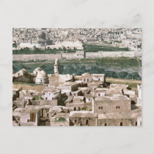 Jerusalem around 1900 postcard