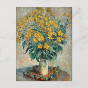 Jerusalem Artichoke Flowers, 1880 (oil on canvas) Postcard