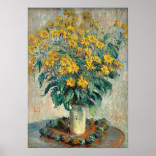 Jerusalem Artichoke Flowers, 1880 (oil on canvas) Poster