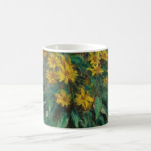 Jerusalem Artichoke Flowers _ Claude Monet Coffee Mug