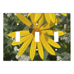 Jerusalem Artichoke With Bee Light Switch Cover