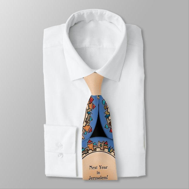 Jerusalem At Last Tie (Tied)