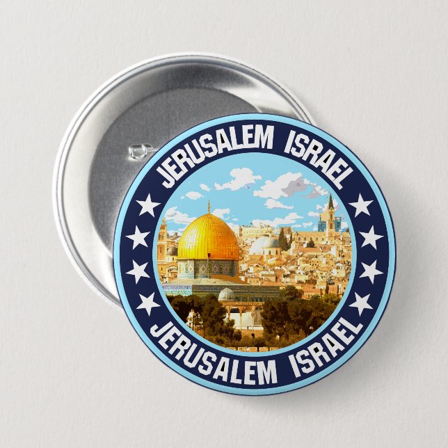 Jerusalem                                          button (Front & Back)