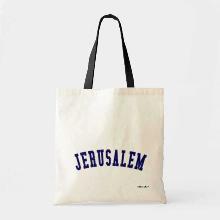 Jerusalem Canvas Bag