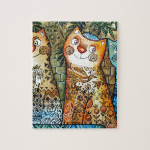 Jerusalem cats jigsaw puzzle