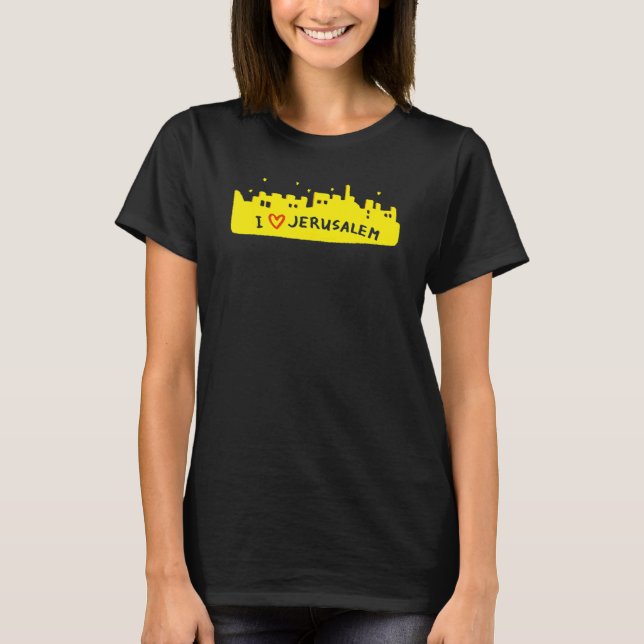 Jerusalem City Israel souvenir  for men women 4 T-Shirt (Front)