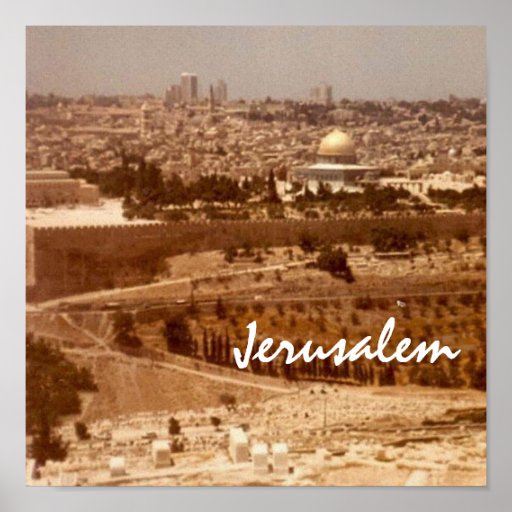 Jerusalem City of Gold Print | Zazzle