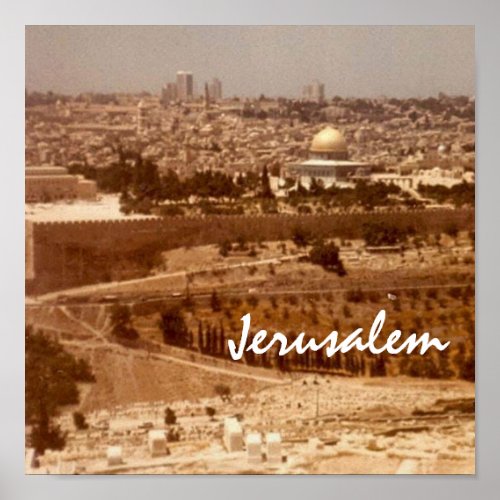 Jerusalem City of Gold Print