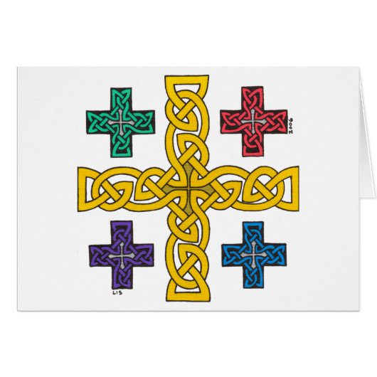 Jerusalem Cross card (Front Horizontal)