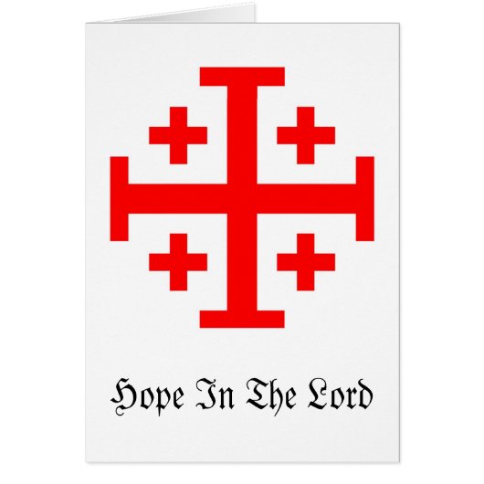 Jerusalem Cross Cards (Front)