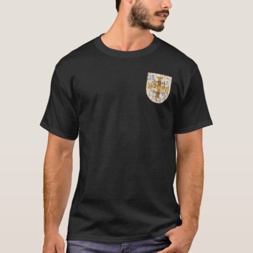 Jerusalem Cross Distressed T_Shirt