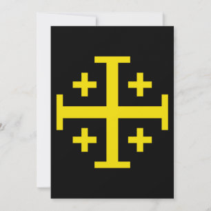 Jerusalem cross invitation