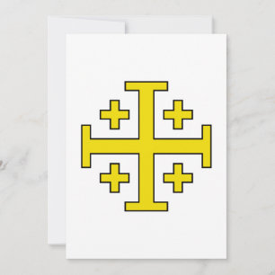 Jerusalem cross invitation
