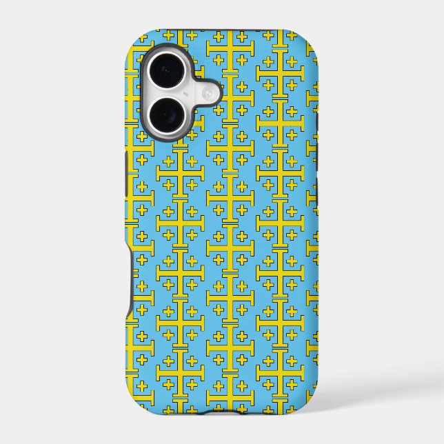 Jerusalem cross iphone case (Back)