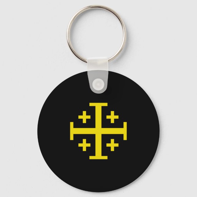 Jerusalem cross keychain (Front)