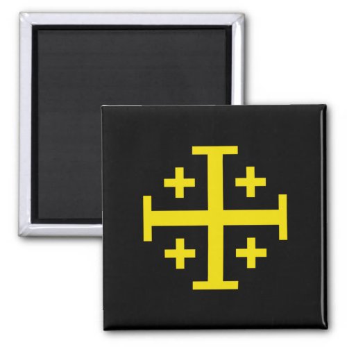 Jerusalem cross magnet