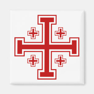 Jerusalem  Cross Magnet