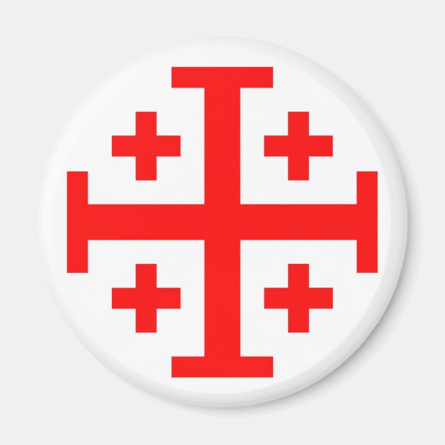 Jerusalem Cross Magnet (Front)