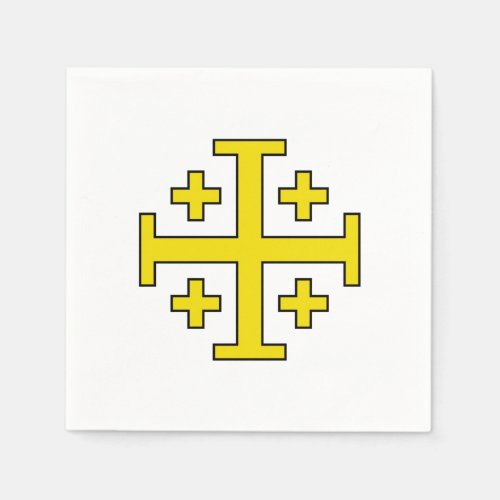 Jerusalem cross napkins