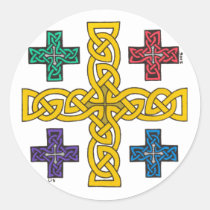 Jerusalem Cross stickers