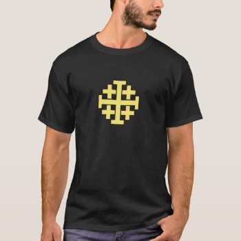 Jerusalem Cross T-shirt by Grandslam_Designs at Zazzle
