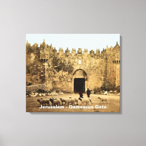 Jerusalem _ Damascus Gate Canvas Print