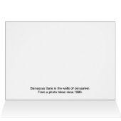 Jerusalem - Damascus Gate Cards (Inside Horizontal (Top))