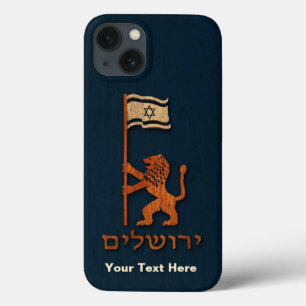 Jerusalem Day Lion With Flag Case-Mate iPhone Case