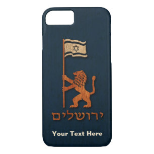 Jerusalem Day Lion With Flag iPhone 8/7 Case
