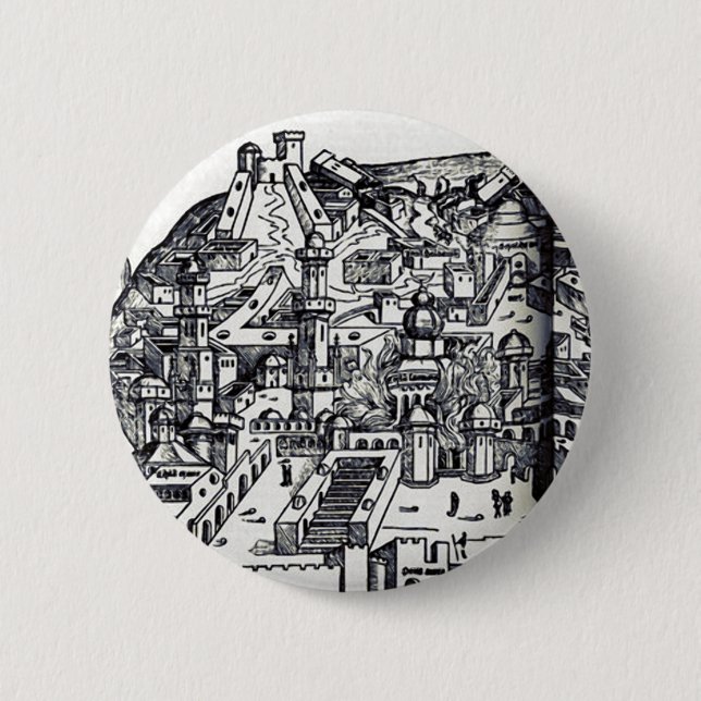 Jerusalem during the reign of Solomon  Button (Front)