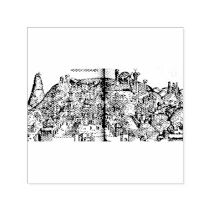 Jerusalem during the reign of Solomon Self-inking Stamp