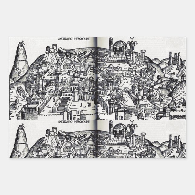 Jerusalem during the reign of Solomon  Wrapping Paper Sheets (Front)